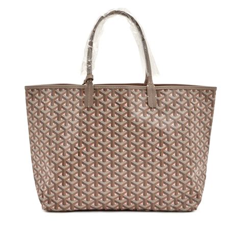 goyard grey pink tote|goyard saint louis pm price.